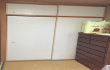 襖貼り替え