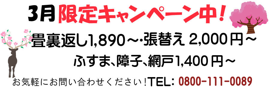 和室生活の2022年10月激安畳、ふすま、障子、アミド張替え