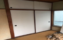 襖貼り替え